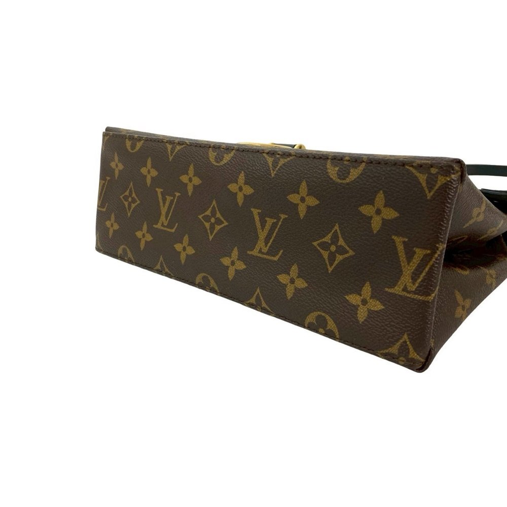 LOUIS VUITTON Saint Michel Monogram Epi Leather Semi-One Shoulder Bag in Brow... - Picture 8 of 10